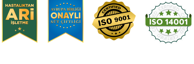 Sanfa Çiftliği Kalite Belgeleri